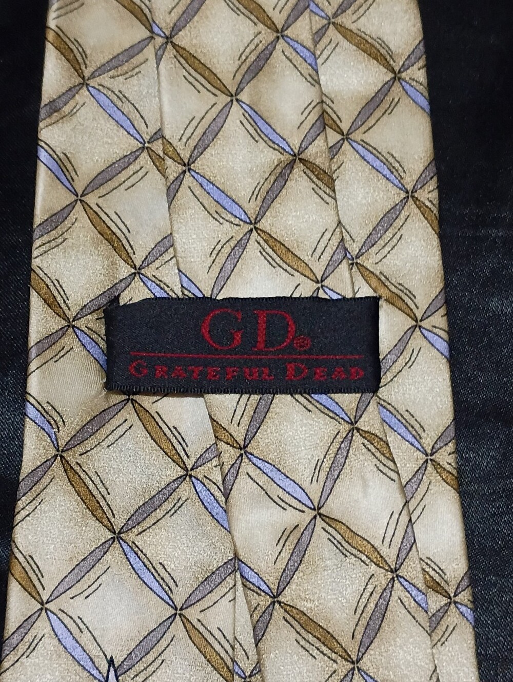 Grateful Dead 100% Silk Handmade Tie (1993)A - Picture 4 of 9